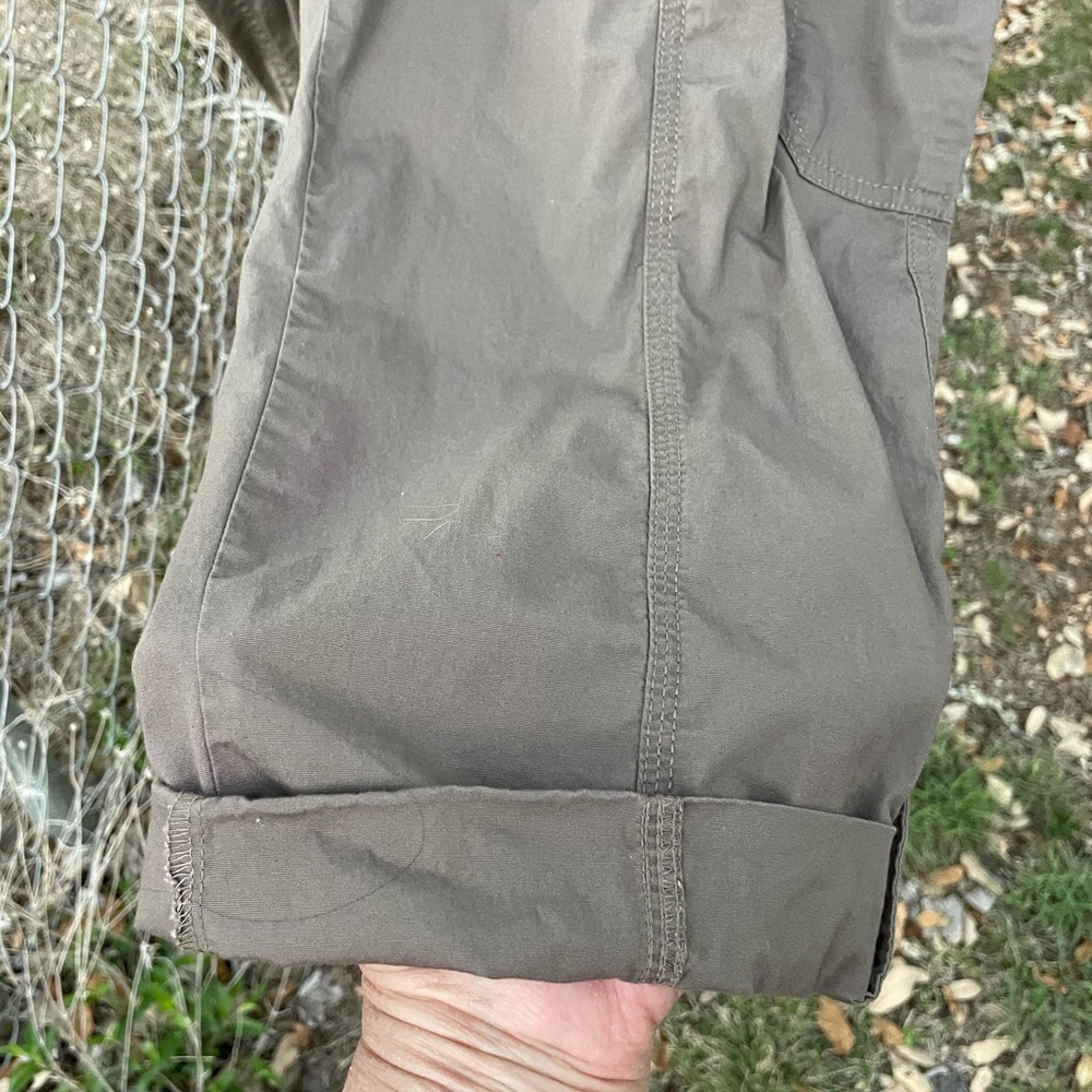 Cato Taupe Cropped Cargo Ankle Pants